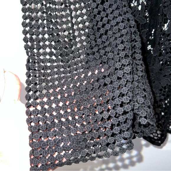 Venus Black Coverup Dress Long Sleeve - Picture 4 of 6